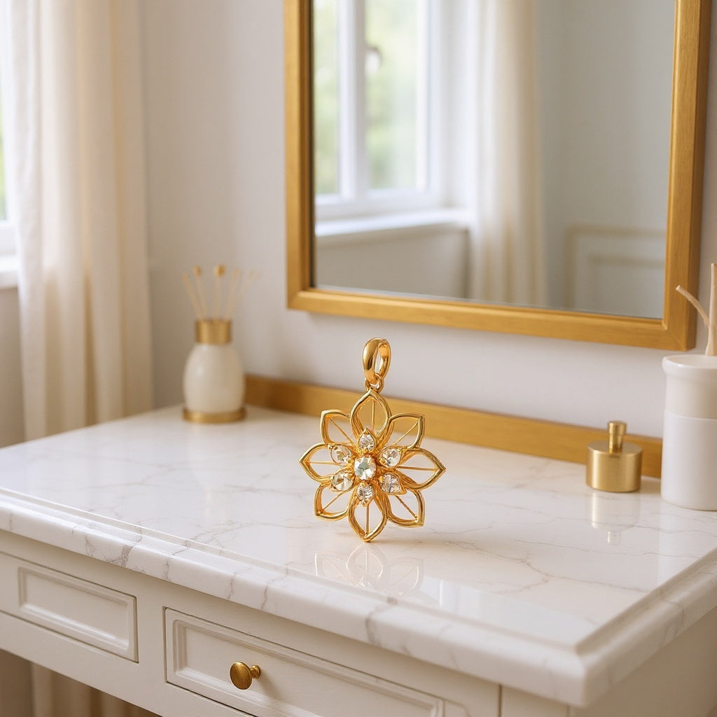 Celestial Blossom Necklaces - Luxury Floral Elegance