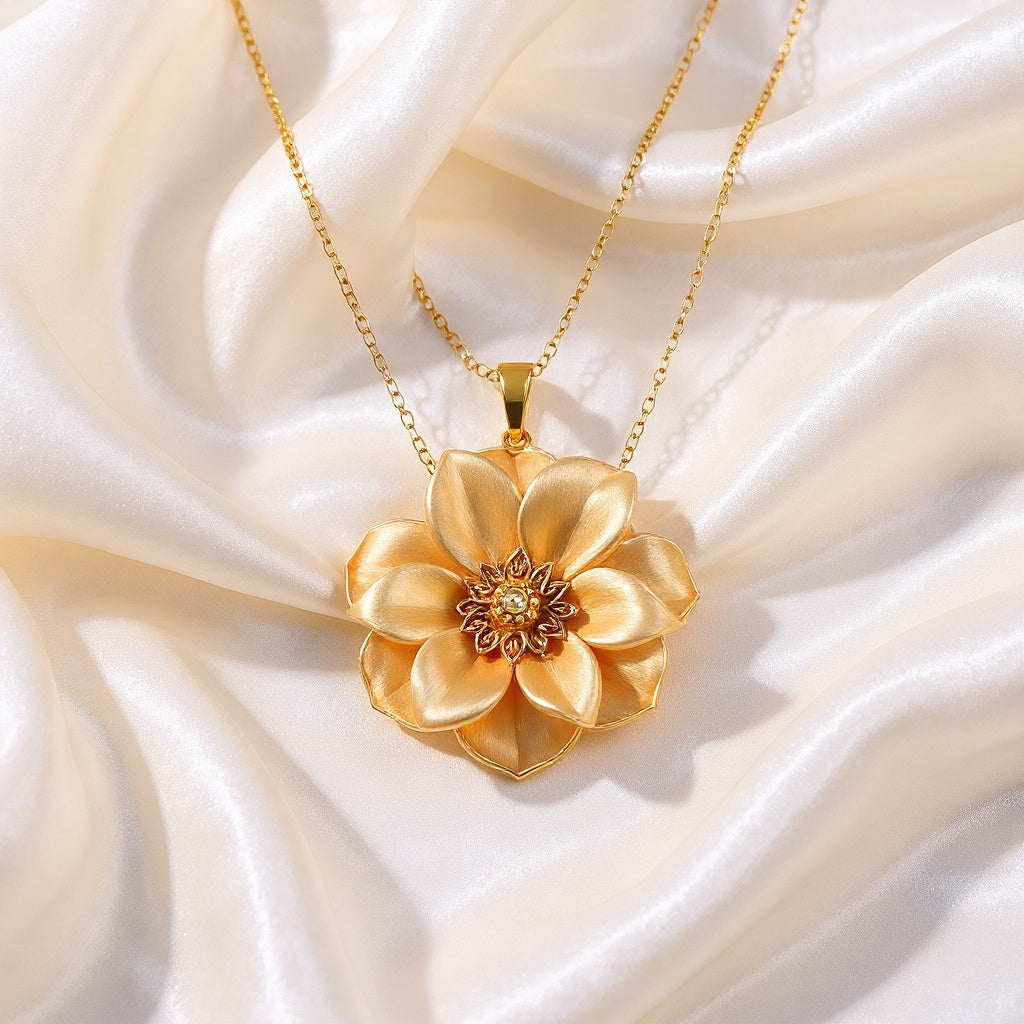 Whispering Essence Necklaces: Luxury Gold & Silk Appeal