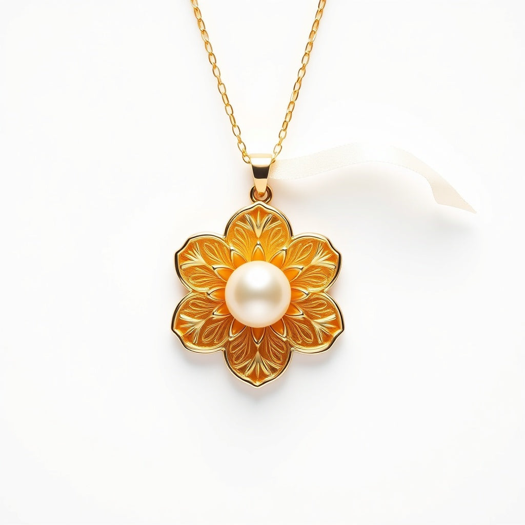 Luxe Aura Pendant Necklaces - Blooming Elegance