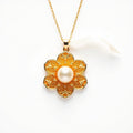 Luxe Aura Pendant Necklaces - Blooming Elegance