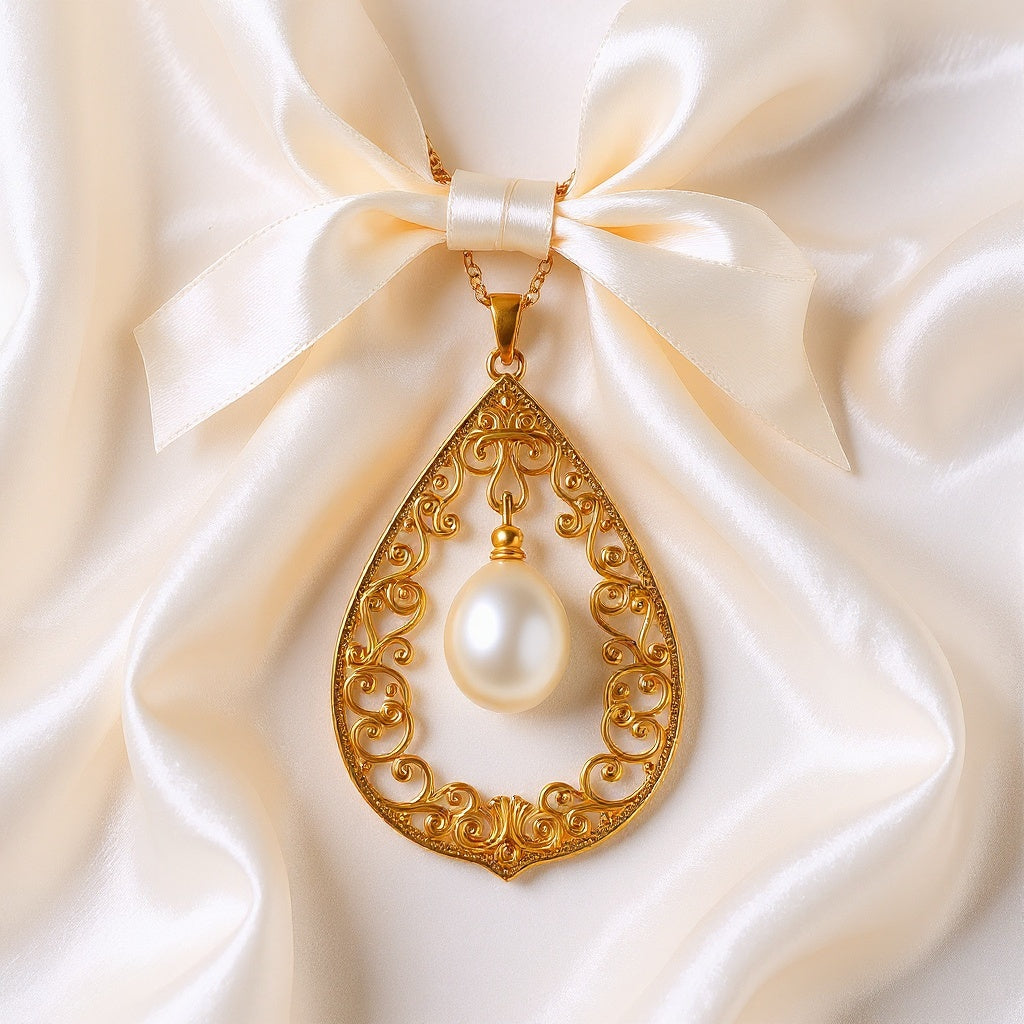 Elysian Whisper Necklaces - 18K Gold Elegance